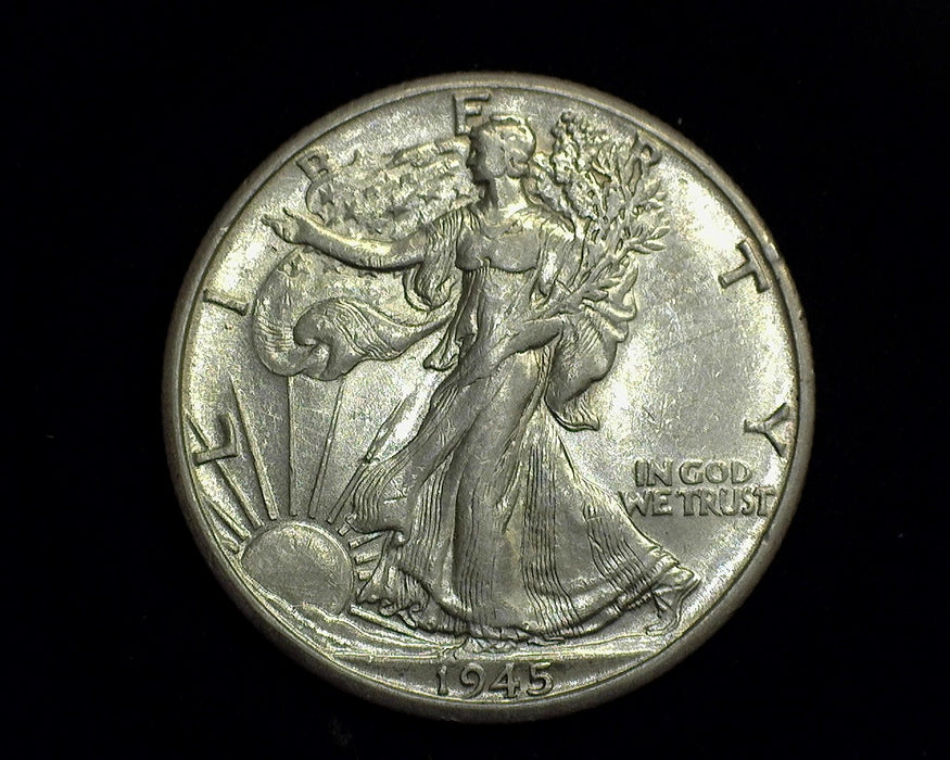 1945 D Liberty Walking Half Dollar XF/AU - US Coin