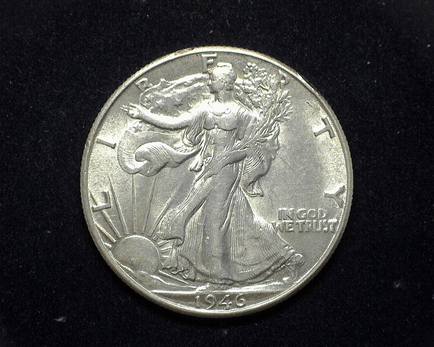 1946 D Liberty Walking Half Dollar Unc - US Coin