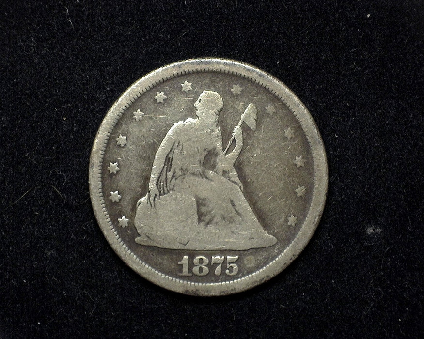 1875 S Liberty Seated Twenty Cents Filler - US Coin