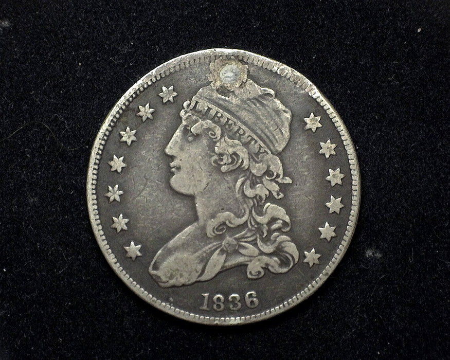 1836 Capped Bust Quarter Plugged Filler - US Coin