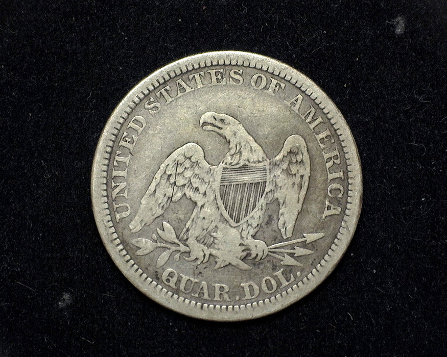 1861 Liberty Seated Quarter F - US Coin