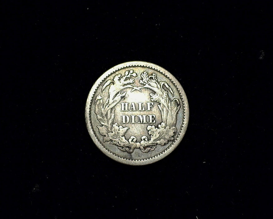 1861 Liberty Seated Half Dime F - US Coin