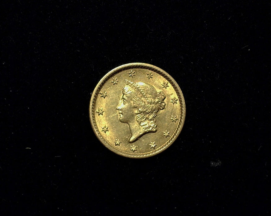 1854 Type 1 Liberty Head Gold Dollar Unc - US Gold Coin