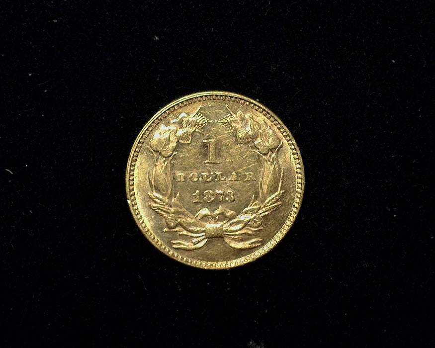 1873 Type 3 Liberty Head Gold Dollar BU Choice - US Gold Coin