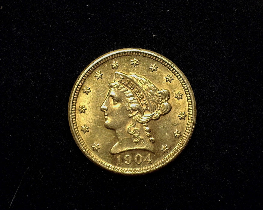 1904 Liberty Head Gold Quarter Eagle BU Choice - US Gold Coin