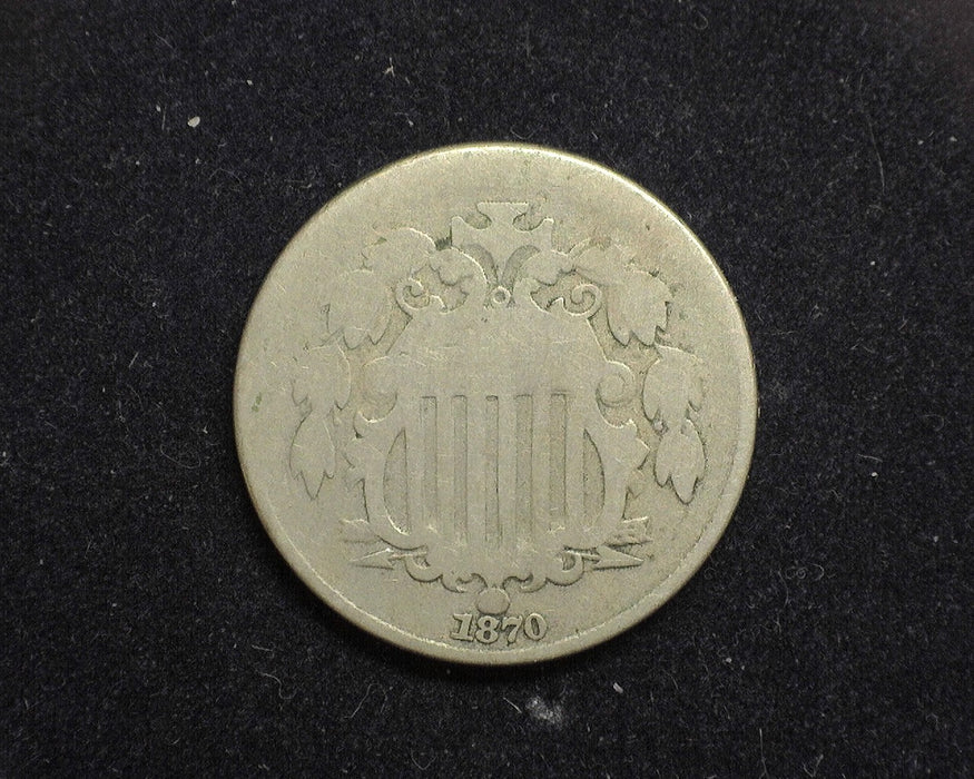 1870 Shield Nickel G - US Coin