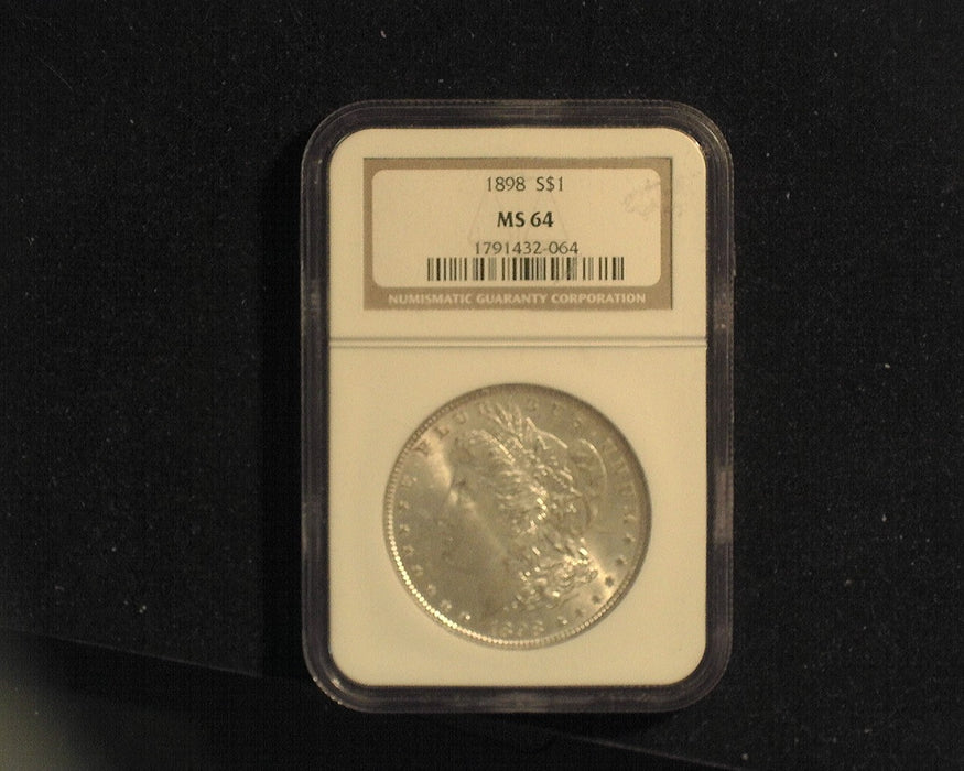 1898 Morgan Dollar NGC MS 64 - US Coin