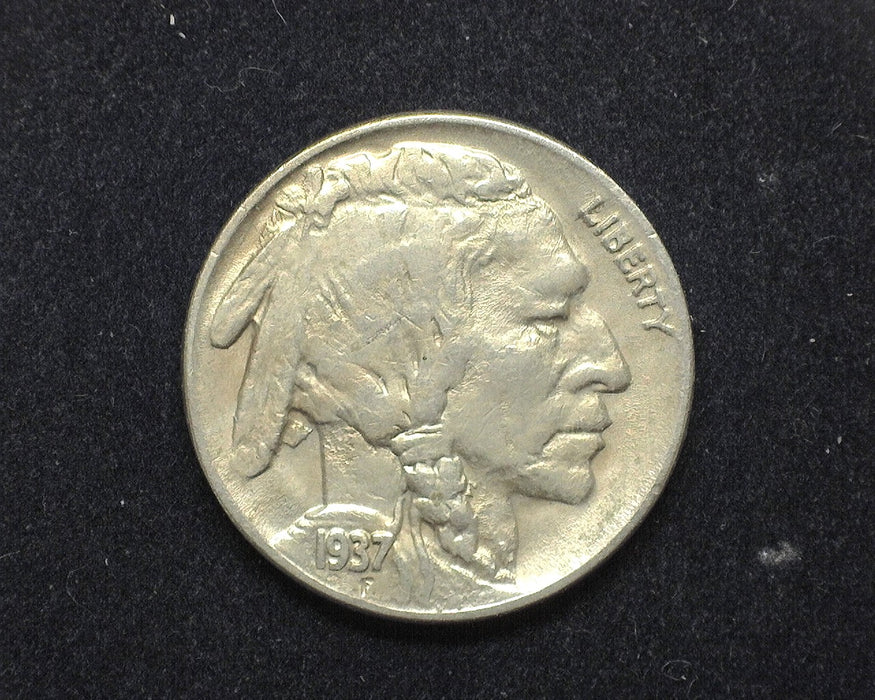 1937 D 3 Leg Buffalo Nickel Nice example of this difficult variety. XF - US Coin