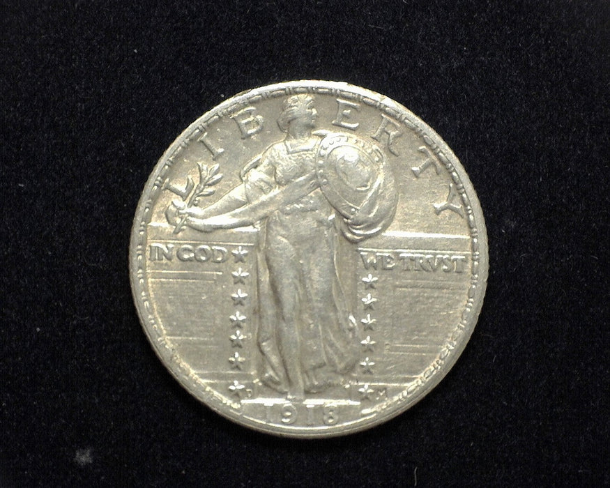 1918 D Standing Liberty Quarter XF - US Coin