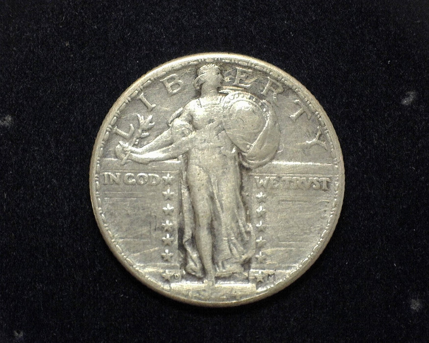 1924 D Standing Liberty Quarter VF - US Coin