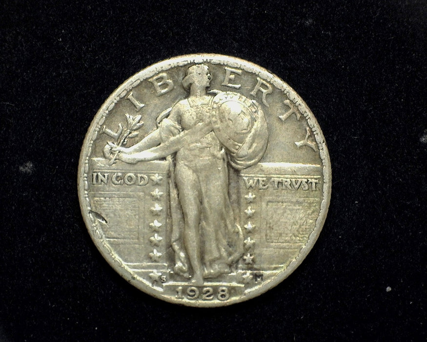 1928 S Standing Liberty Quarter XF - US Coin