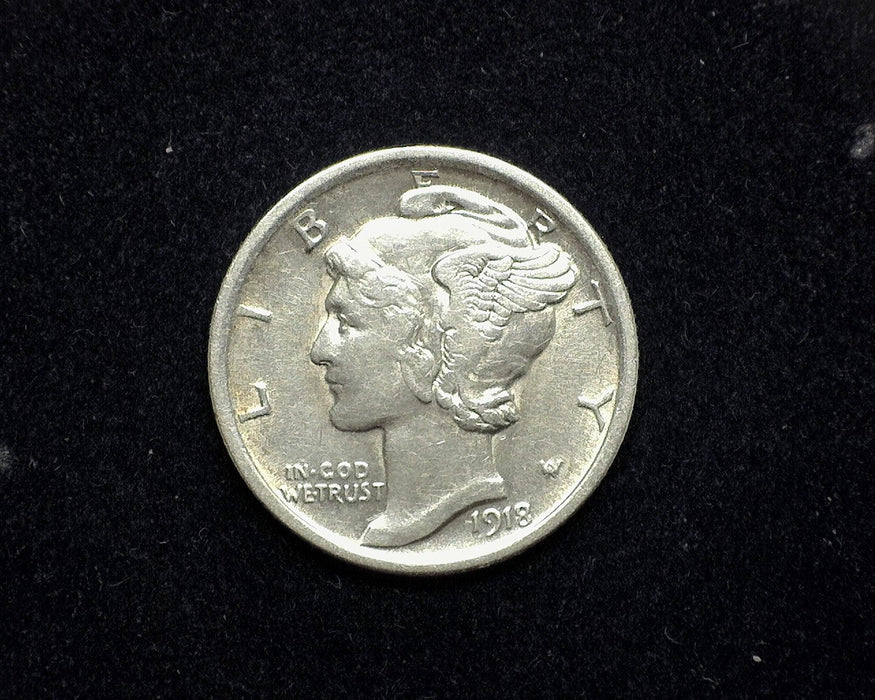 1918 Mercury Dime XF - US Coin