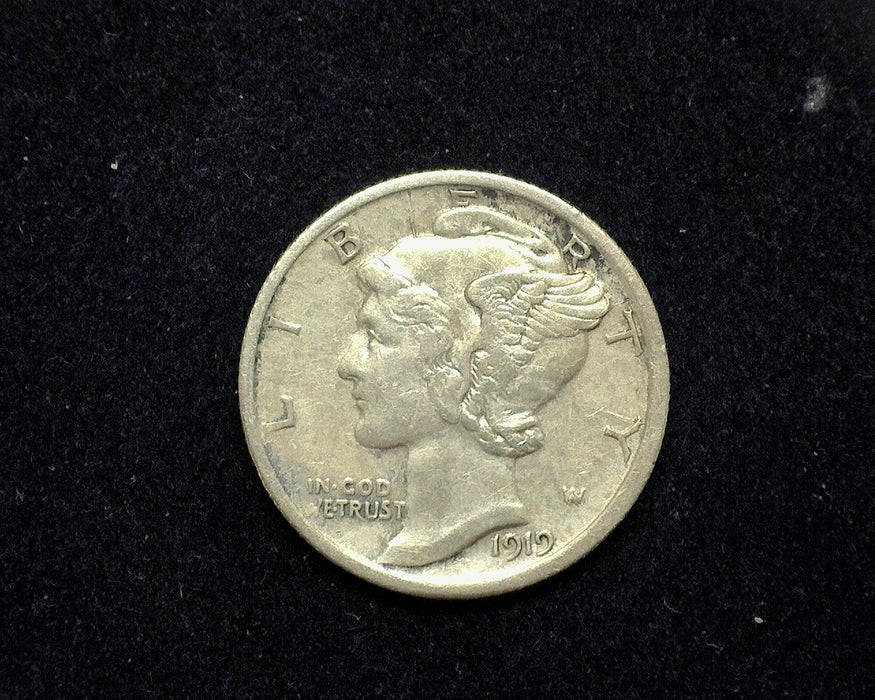 1919 D Mercury Dime XF - US Coin