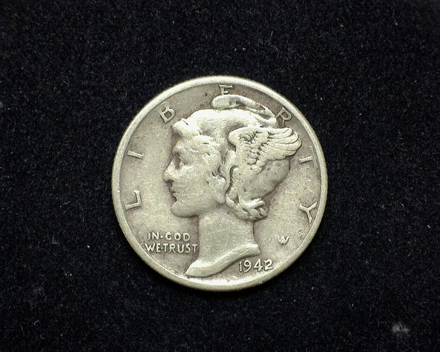 1942/41 Mercury Dime VF - US Coin