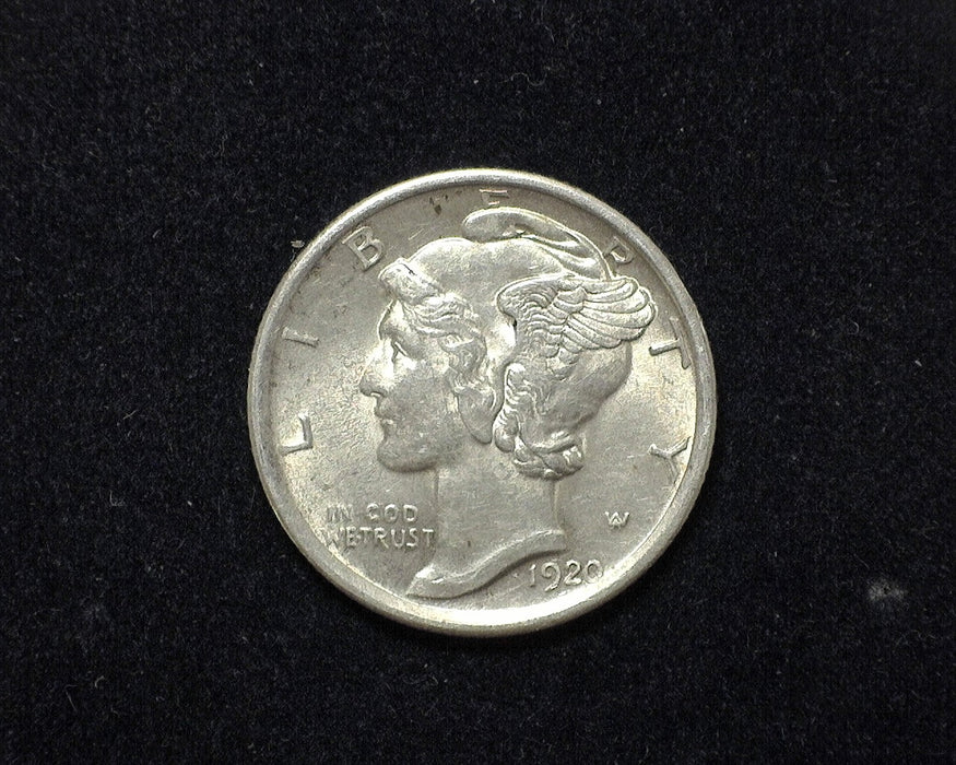 1920 Mercury Dime AU - US Coin