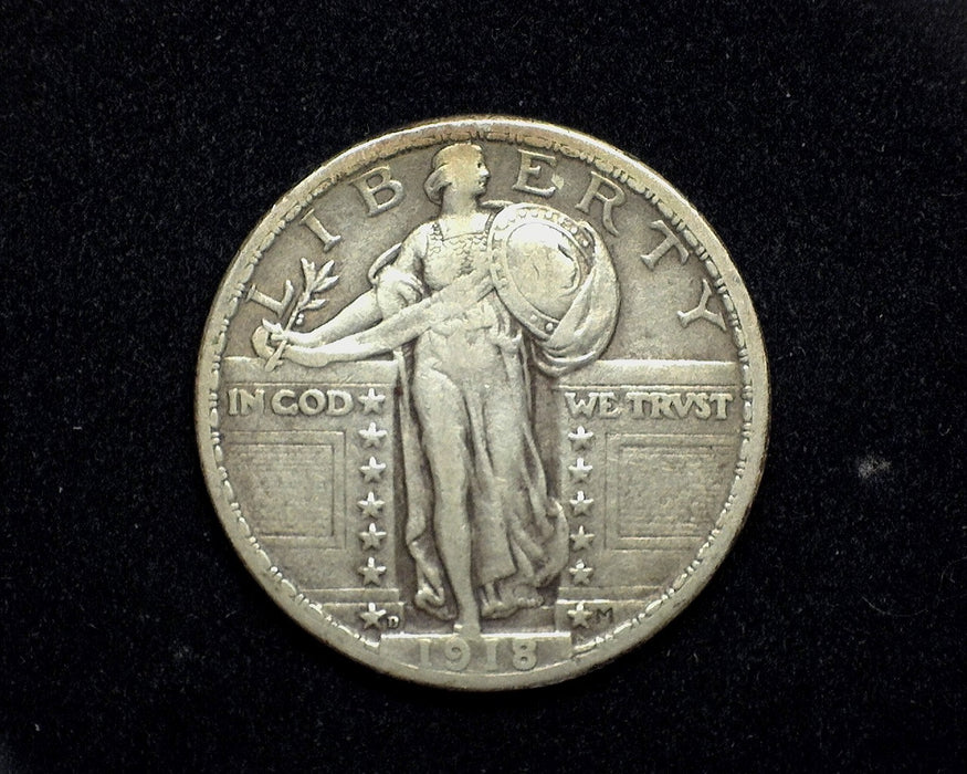 1918 D Standing Liberty Quarter VF - US Coin