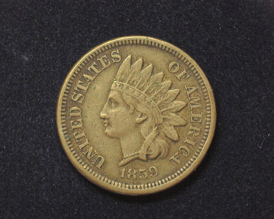 1859 Indian Head Penny/Cent VF - US Coin