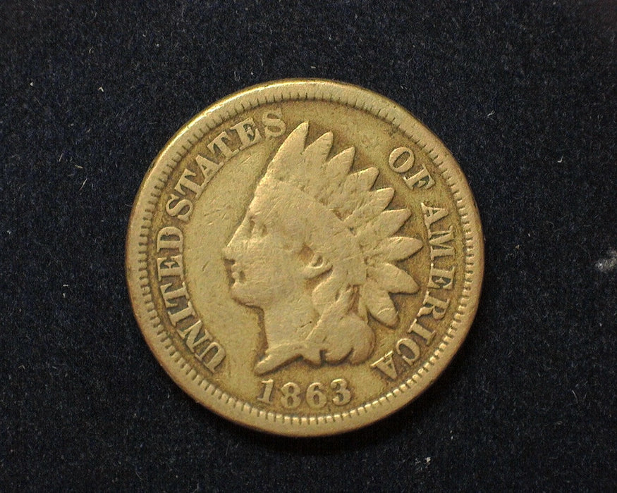 1863 Indian Head Penny/Cent G - US Coin