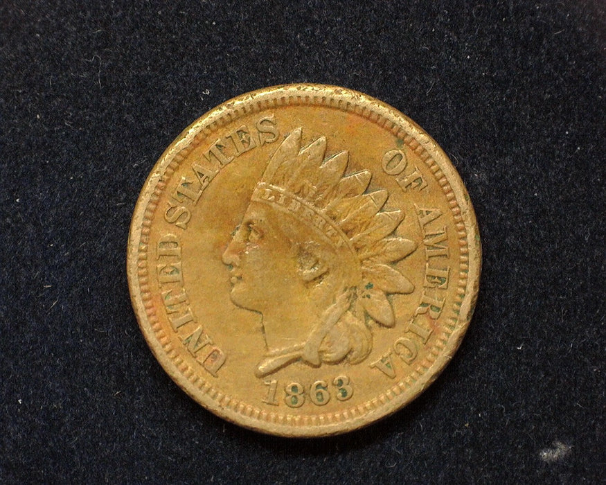 1863 Indian Head Penny/Cent VF - US Coin