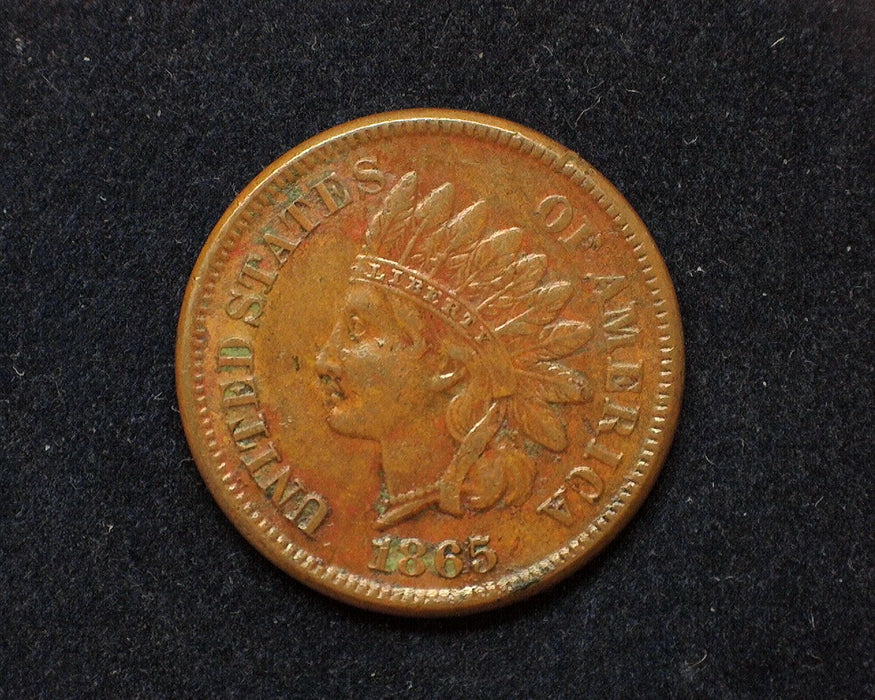 1865 Indian Head Penny/Cent XF - US Coin