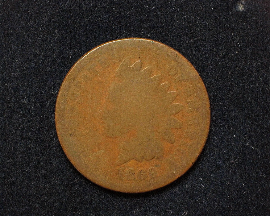 1869 Indian Head Penny/Cent G - US Coin