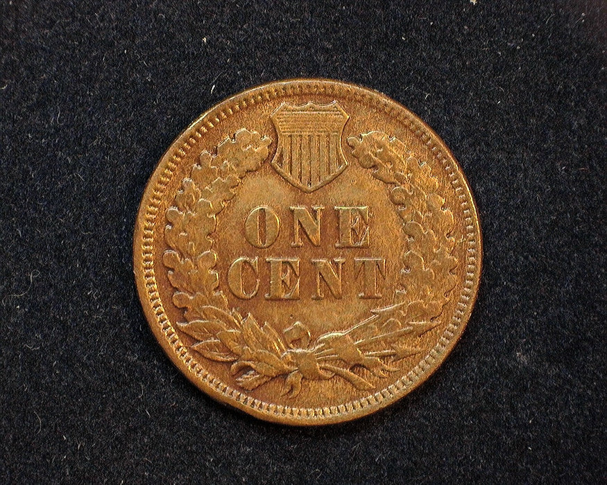 1873 Indian Head Penny/Cent VF Open 3. Corrosion - US Coin