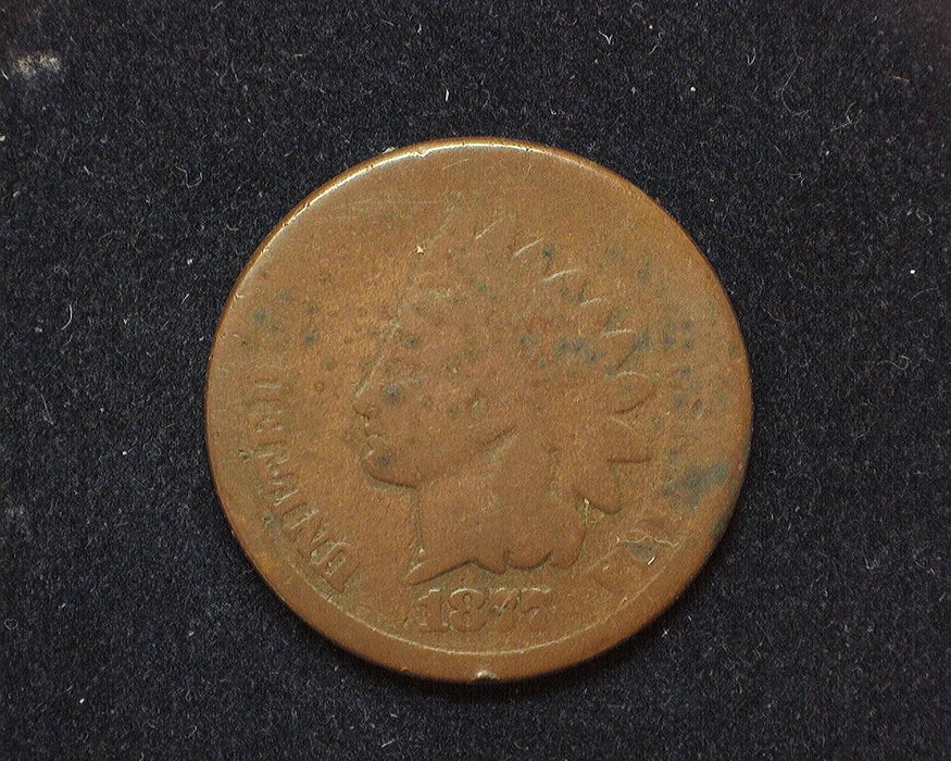 1877 Indian Head Penny/Cent G Corrosion. - US Coin