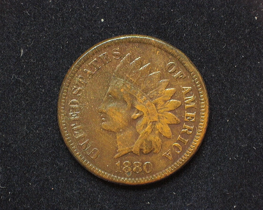 1880 Indian Head Penny/Cent VF/XF - US Coin