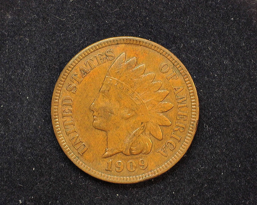 1909 Indian Head Penny/Cent XF - US Coin