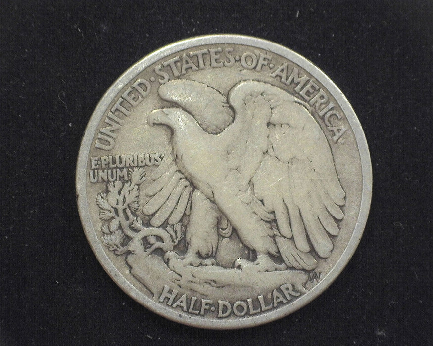 1916 S Walking Liberty Half Dollar VG Scratched - US Coin