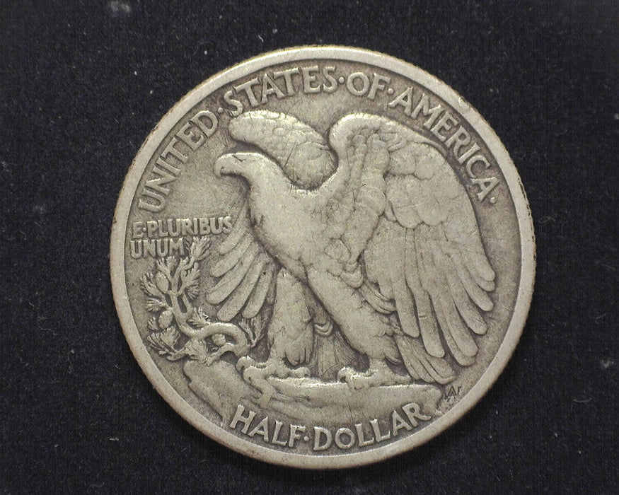 1917 D Walking Liberty Half Dollar F/VF Obverse - US Coin