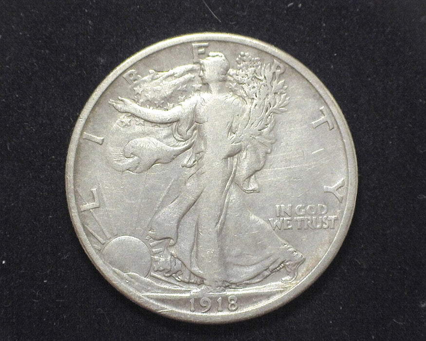 1918 Walking Liberty Half Dollar F - US Coin