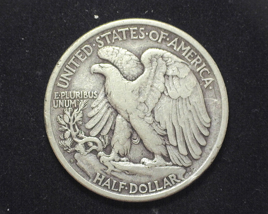 1918 D Walking Liberty Half Dollar F/VF - US Coin