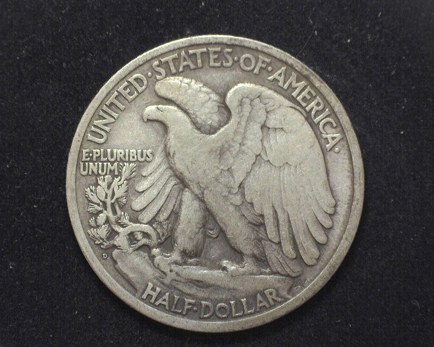 1920 D Walking Liberty Half Dollar F - US Coin