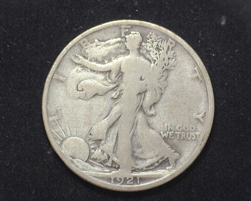 1921 D Walking Liberty Half Dollar F - US Coin