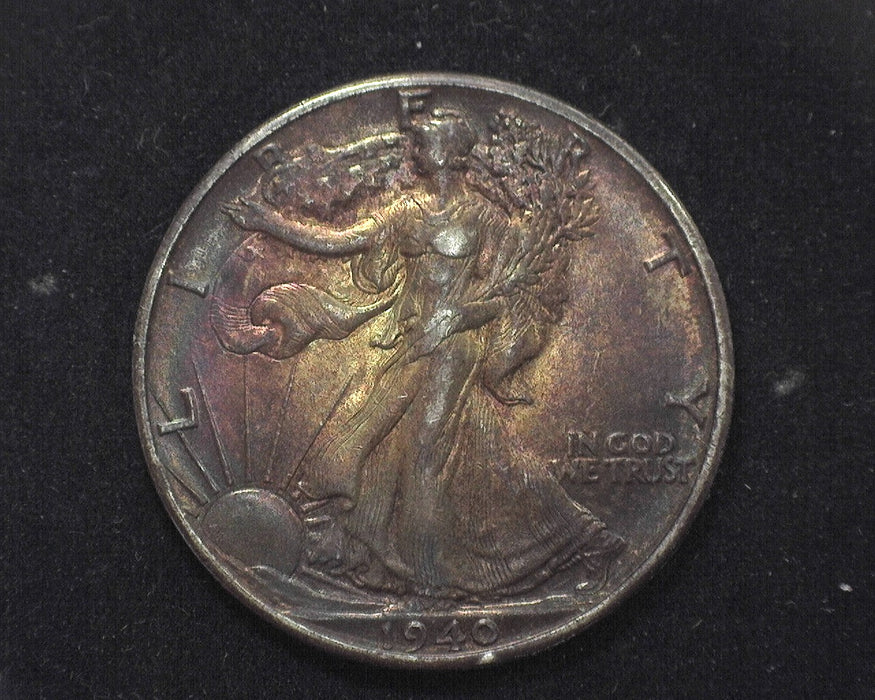 1940 Walking Liberty Half Dollar AU Beautifully toned. - US Coin