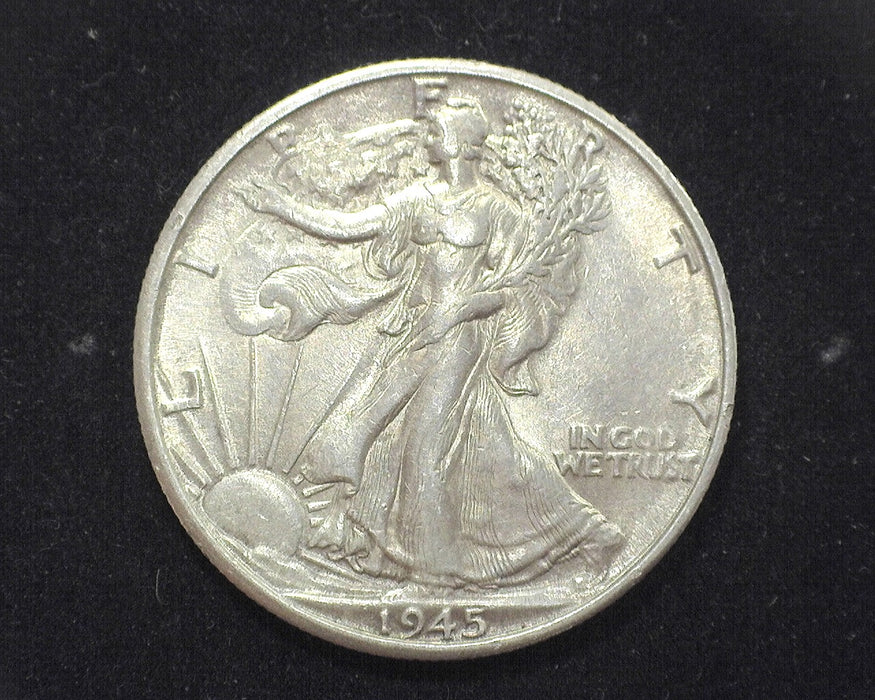 1945 D Walking Liberty Half Dollar AU - US Coin