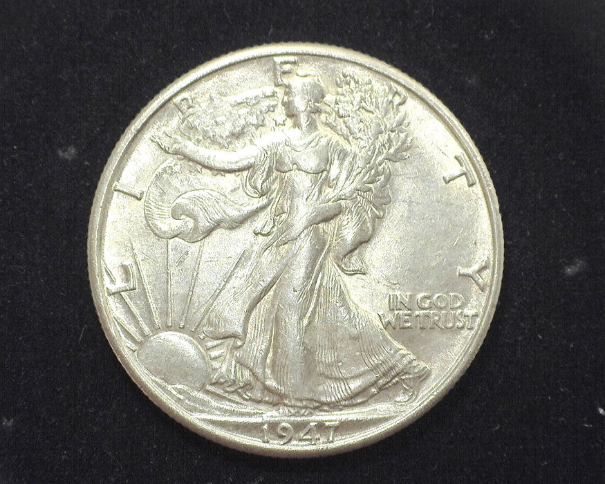 1947 D Walking Liberty Half Dollar AU - US Coin