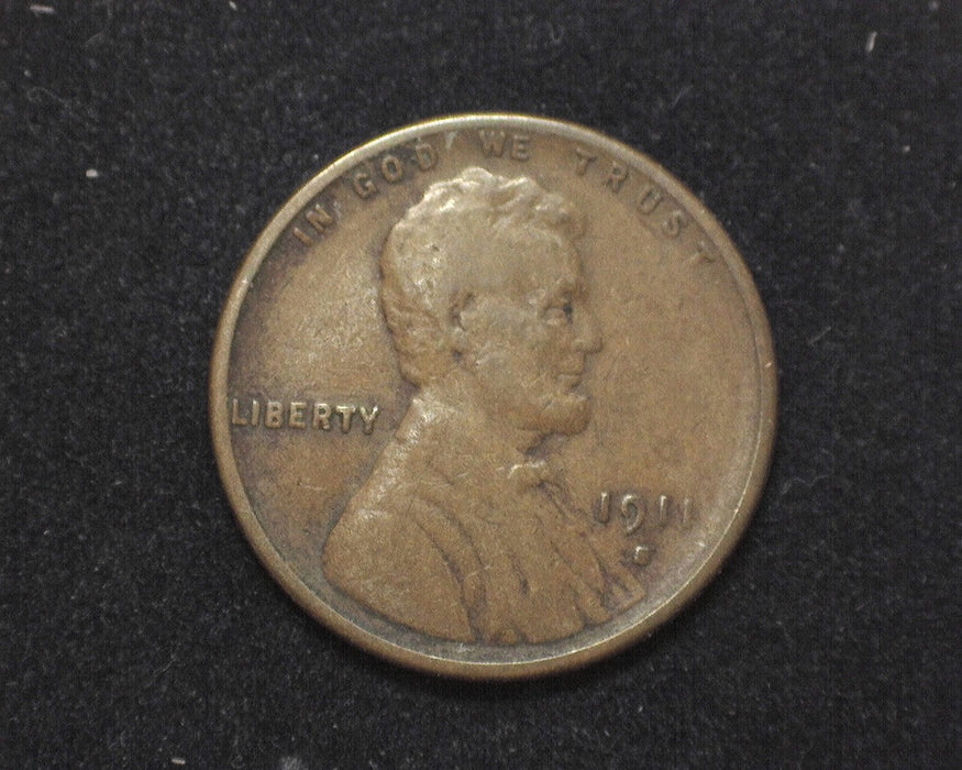 1911 S Lincoln Wheat Penny/Cent F - US Coin