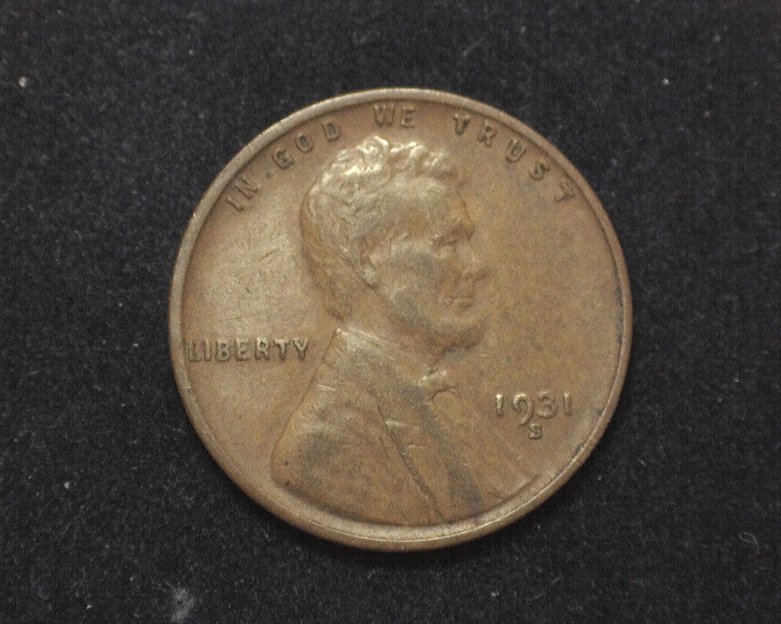 1931 S Lincoln Wheat Penny/Cent VF - US Coin