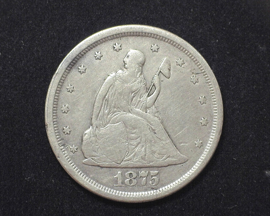 1875 S Liberty Seated Twenty Cents VG - US Coin