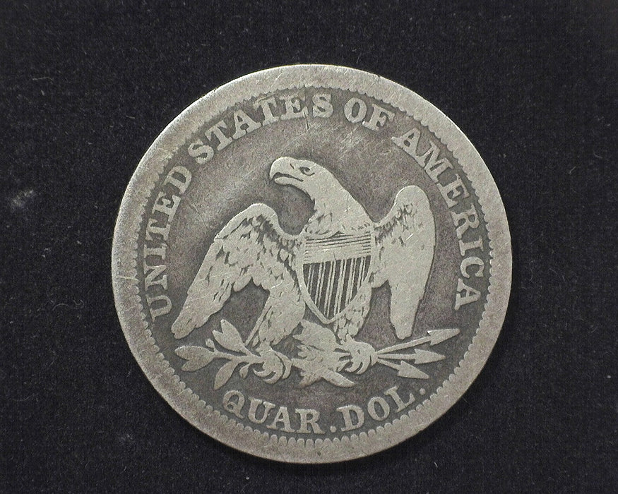 1858 Liberty Seated Quarter F - US Coin