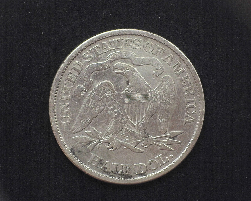 1874 Arrows Liberty Seated Half Dollar F - US Coin