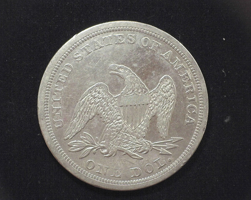 1843 Liberty Seated Dollar XF/AU - US Coin