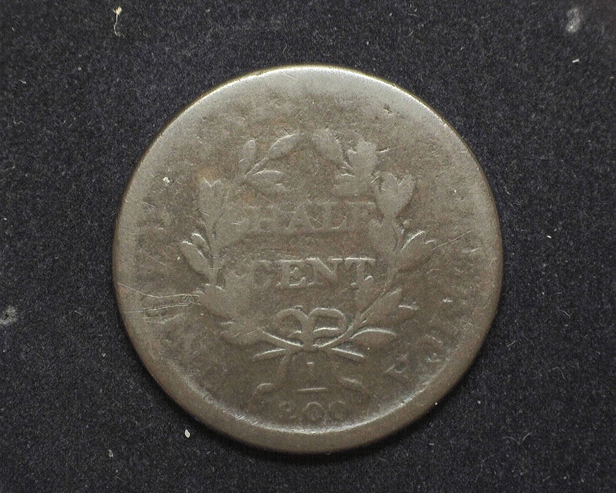 1808 Draped Bust Half Cent G - US Coin