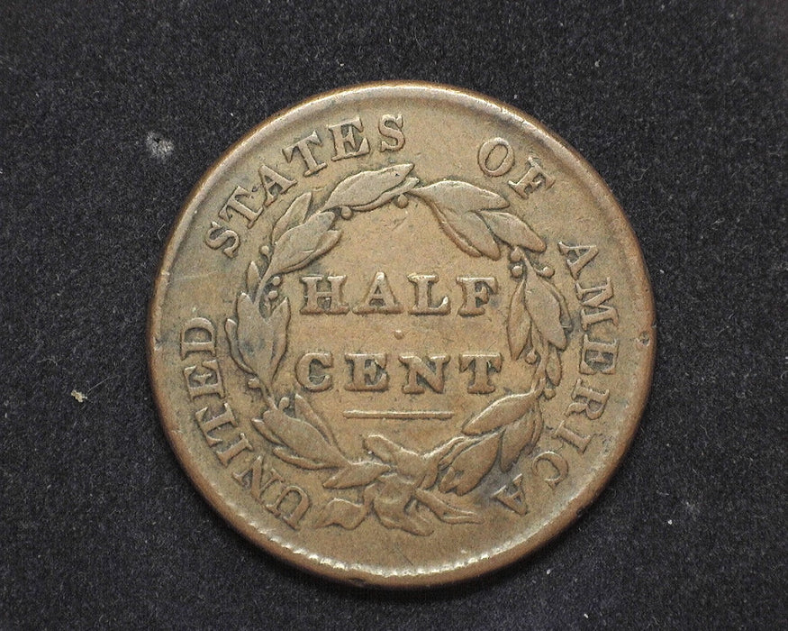 1829 Classic Head Half Cent F - US Coin