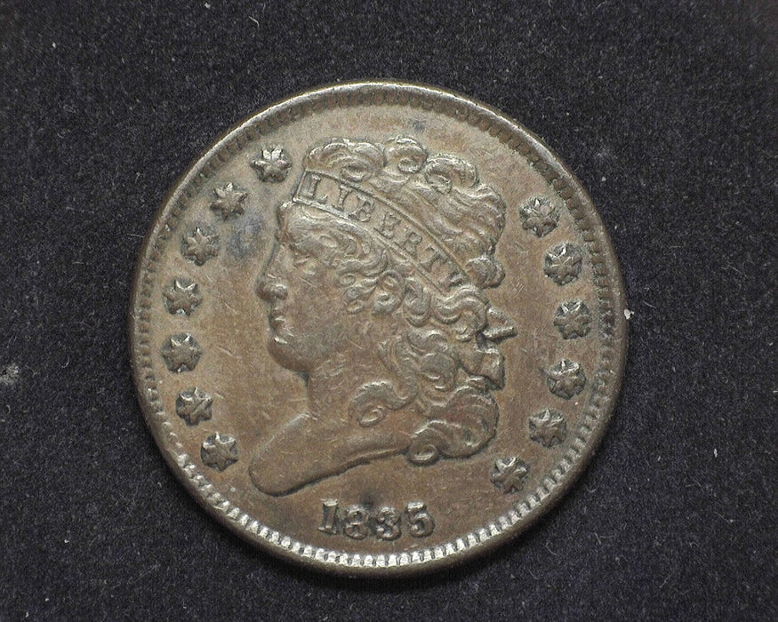 1835 Classic Head Half Cent XF - US Coin