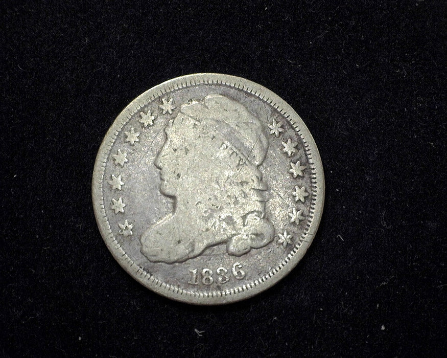 1836 Capped Bust Dime VG - US Coin