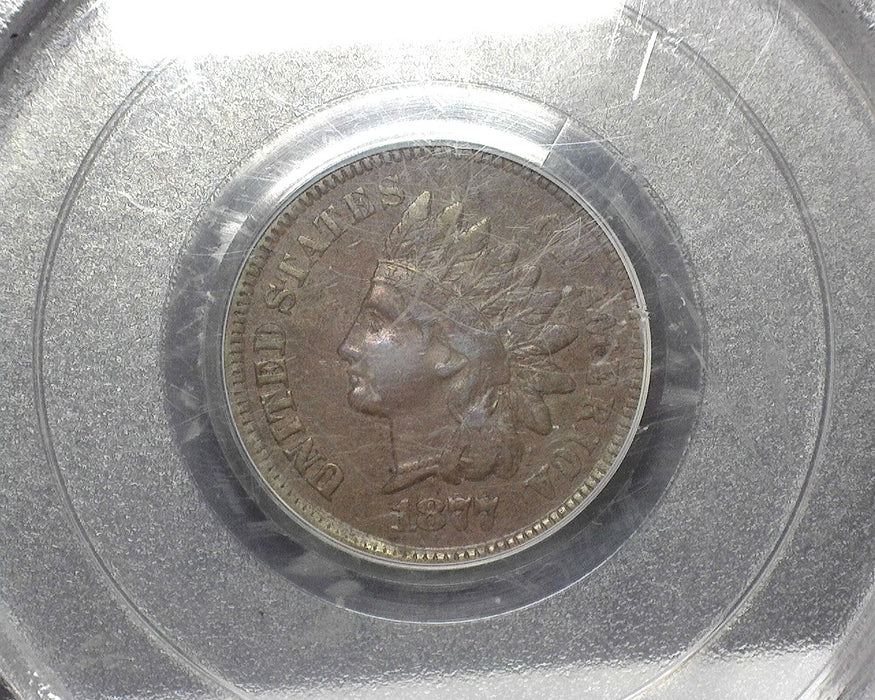 1877 Indian Head Penny/Cent PCGS VF-35 - US Coin