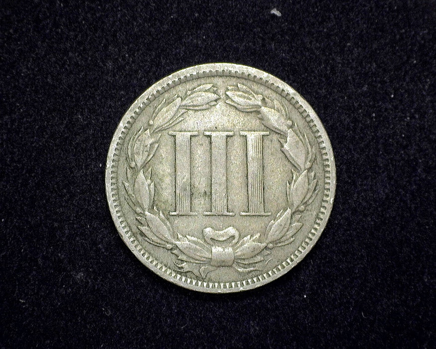 1871 Three Cent Nickel F - US Coin